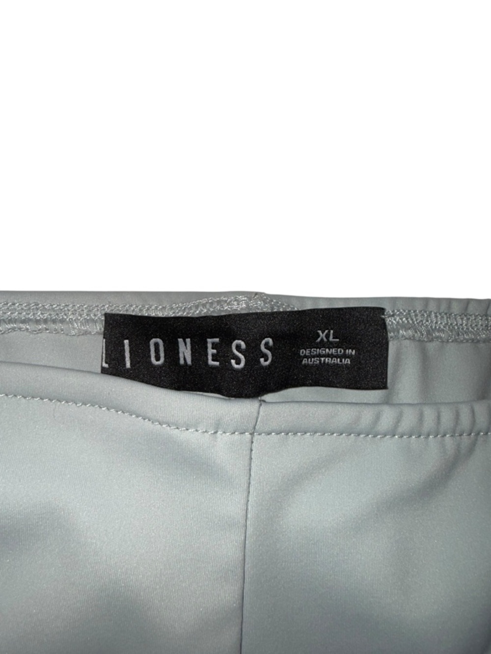 Lioness Coco Capri Light “Smoke” Gray Cropped Bow-Accent Capri Pants Size XL - Picture 4 of 10
